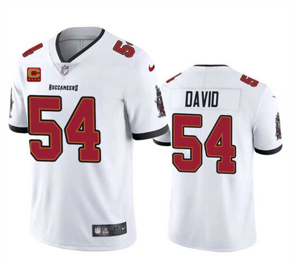 Men & Women & Youth Tampa Bay Buccaneers #54 Lavonte David White 2024 With 4-Star C Patch Vapor Limited Stitched Jersey->tampa bay buccaneers->NFL Jersey